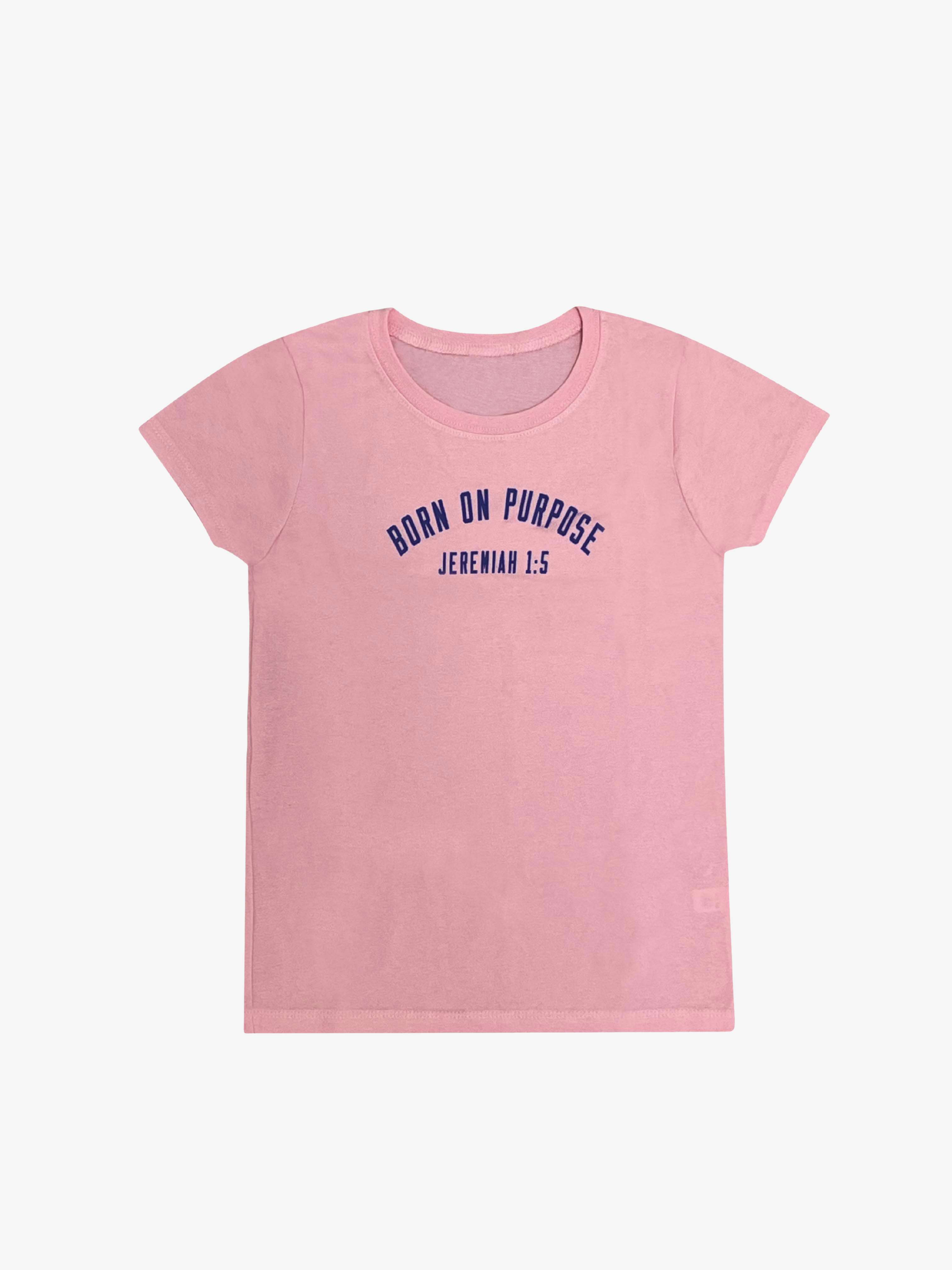 Youth Born On Purpose Tee - Pink