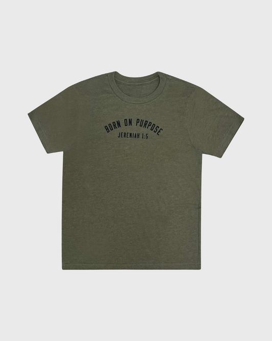 YOUTH BOP TEE (MILITARY GREEN)