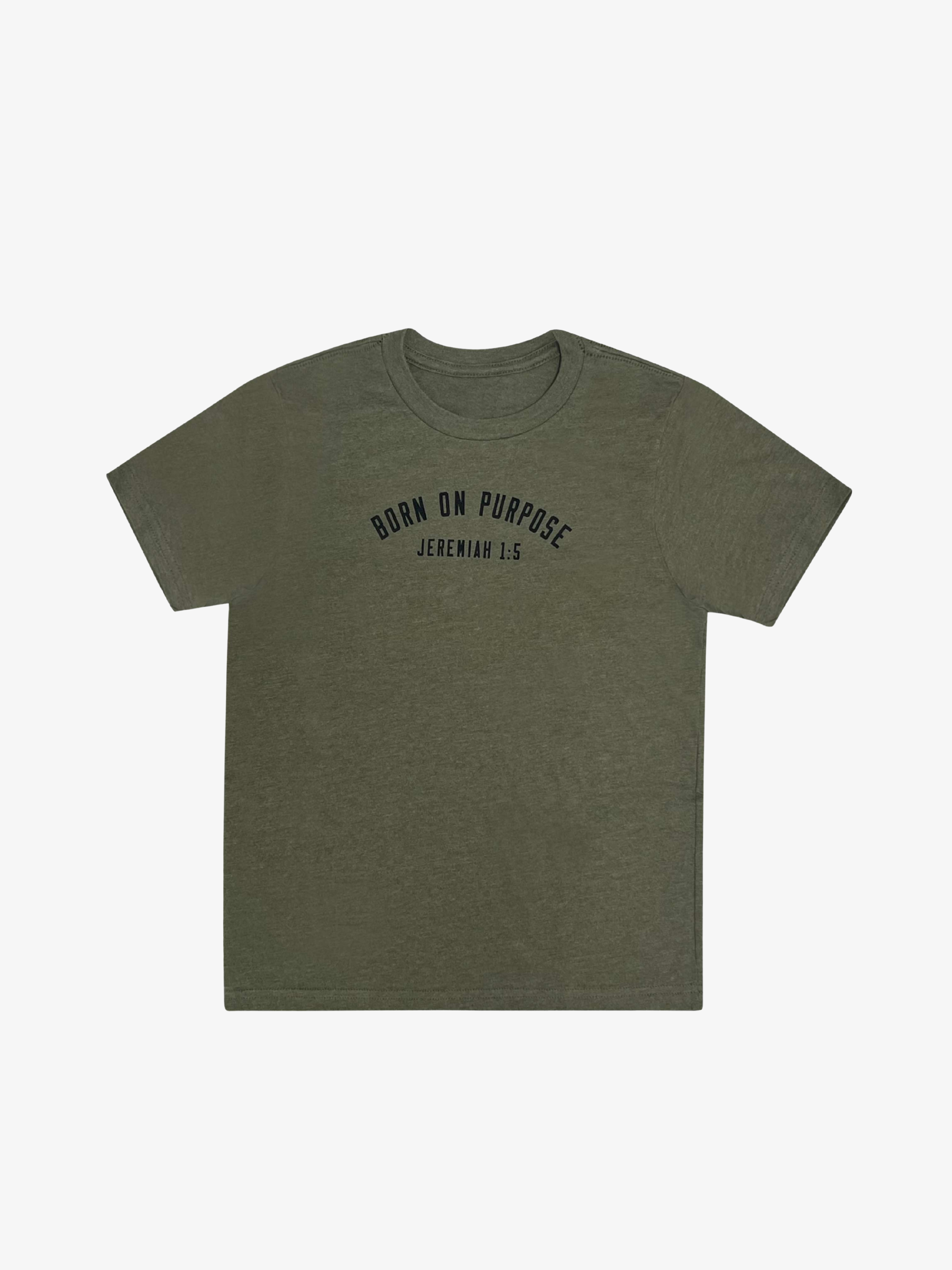 Youth Born On Purpose Tee - Green