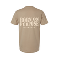 Born On Purpose Tee - Tan